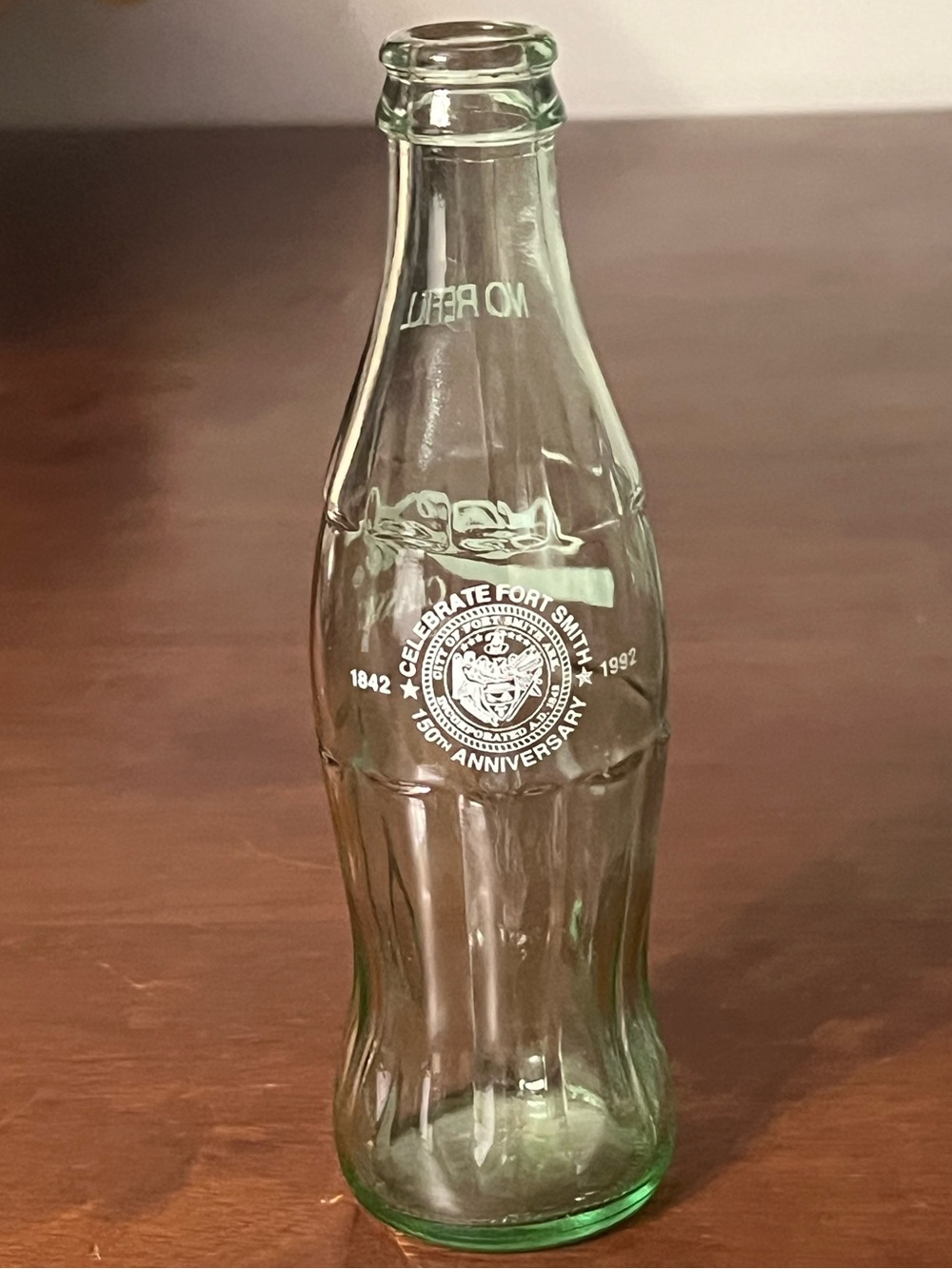 Vintage 1992 Celebrate Fort Smith 150th Anniversary Coke Bottle